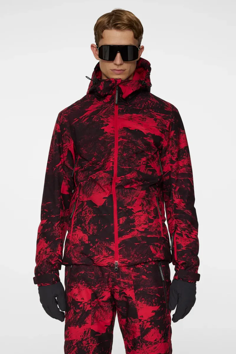 Ace Jacket Printed|J.Lindeberg Clearance
