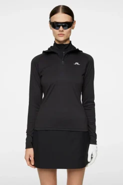 Agnes Quarter Zip Hood|J.Lindeberg Outlet