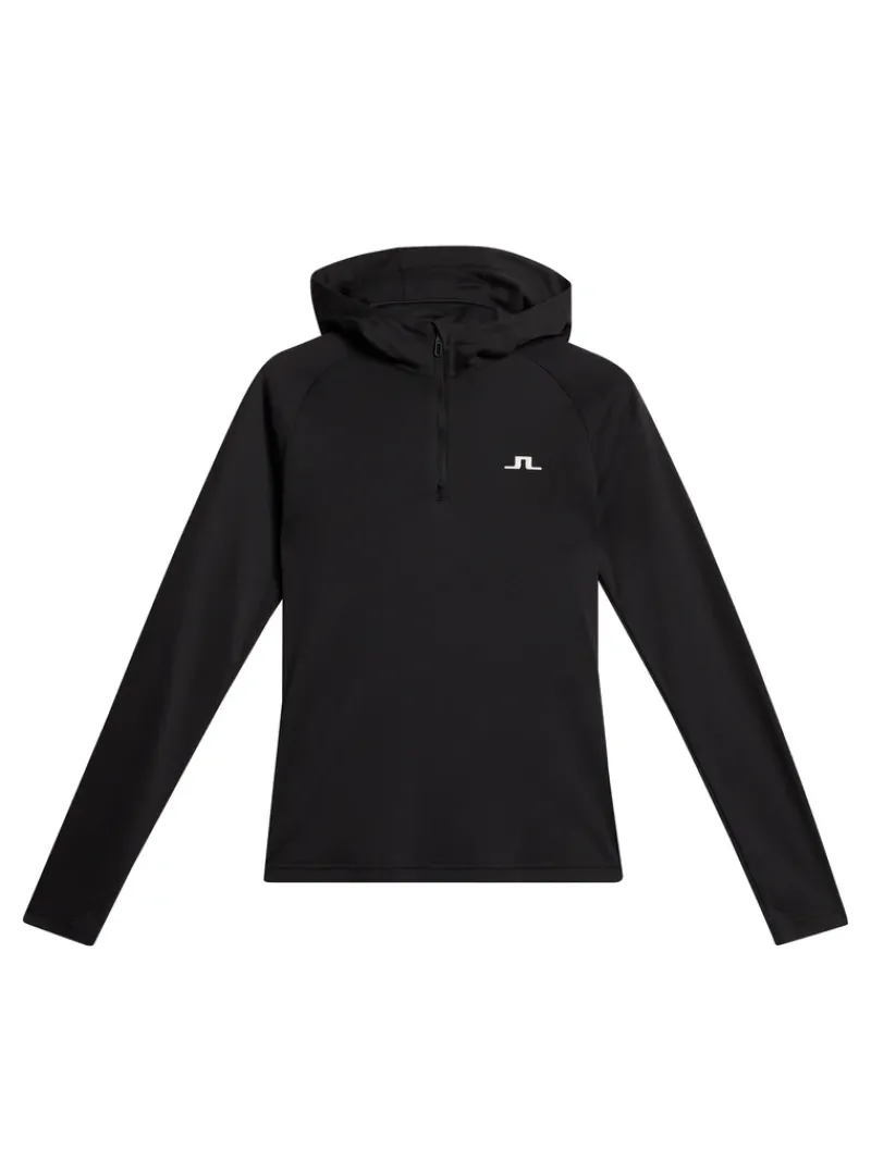 Agnes Quarter Zip Hood|J.Lindeberg Outlet
