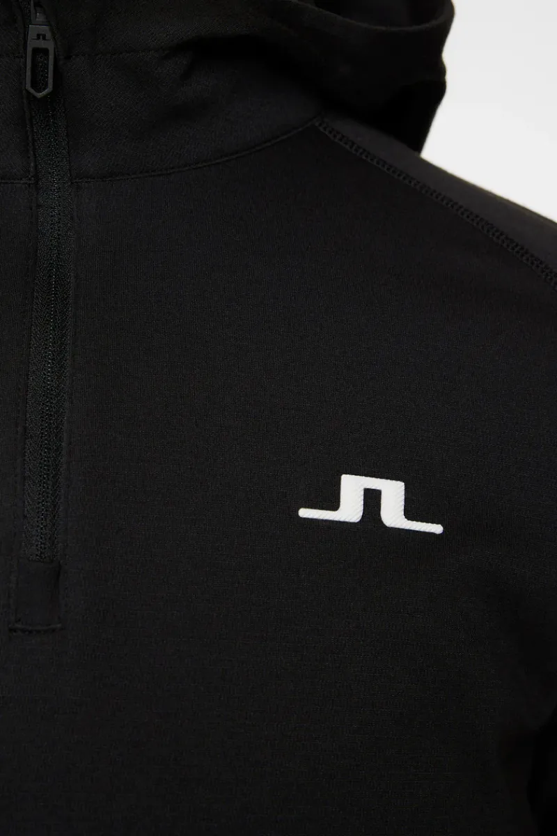 Agnes Quarter Zip Hood|J.Lindeberg Outlet