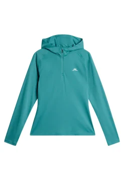 Agnes Quarter Zip Hood|J.Lindeberg Hot