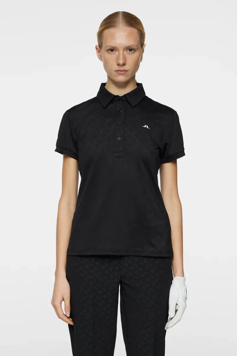 Alaya Jacquard Polo|J.Lindeberg Clearance