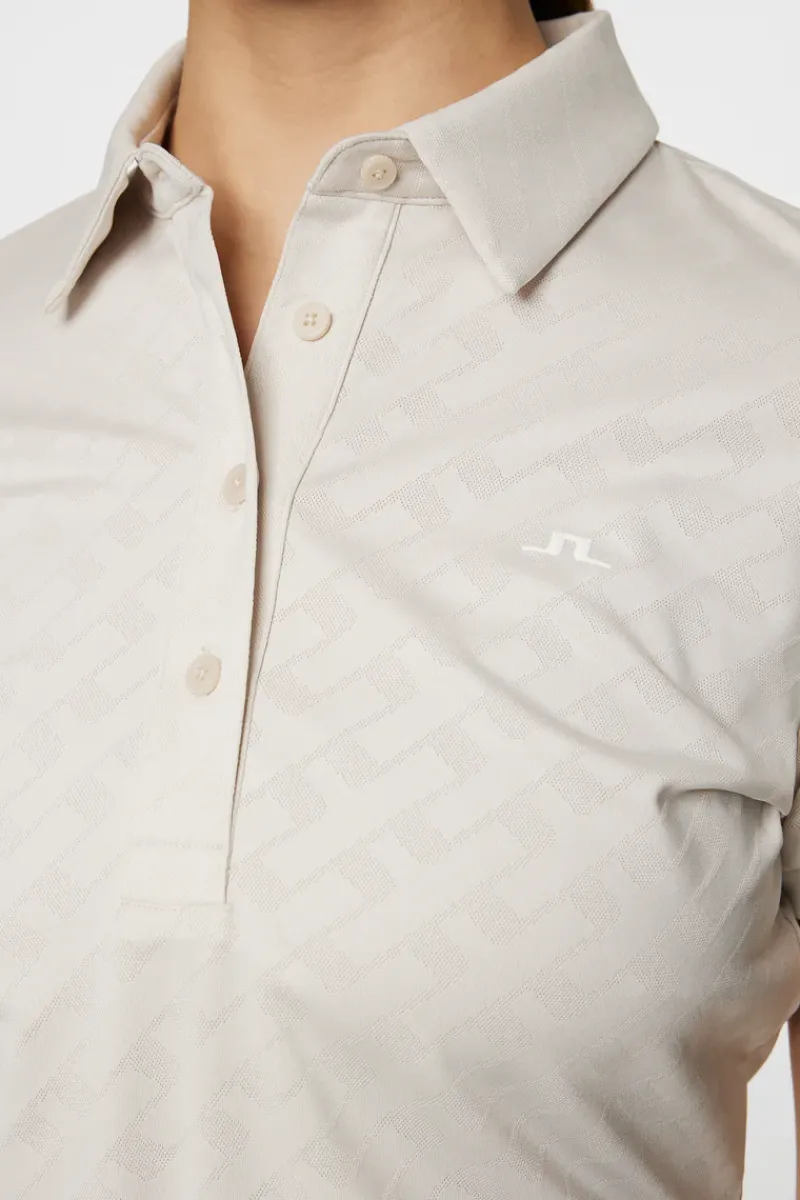 Alaya Jacquard Polo|J.Lindeberg
