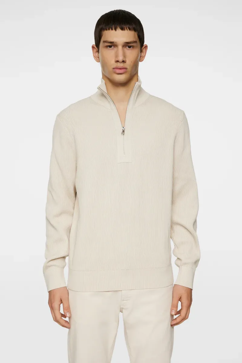 Alex Half Zip Knitted Sweater|J.Lindeberg Best