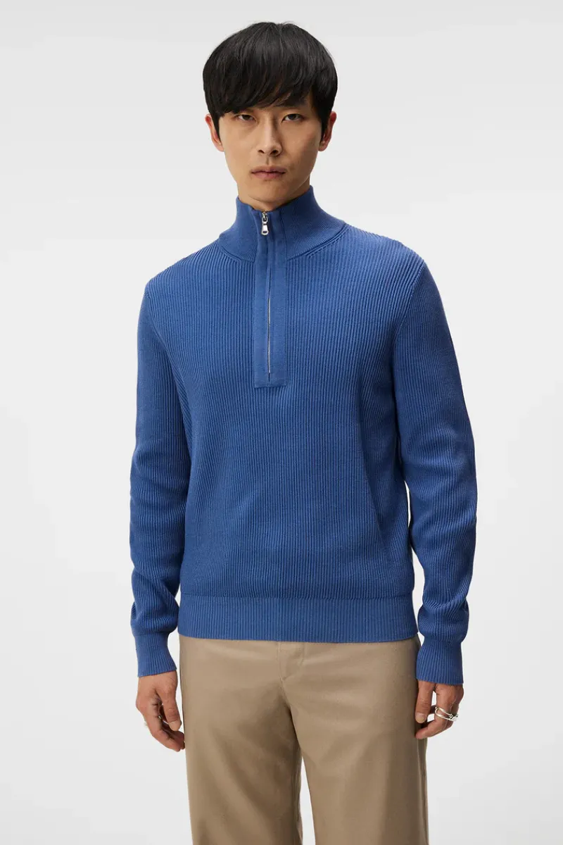 Alex Half Zip Knitted Sweater|J.Lindeberg