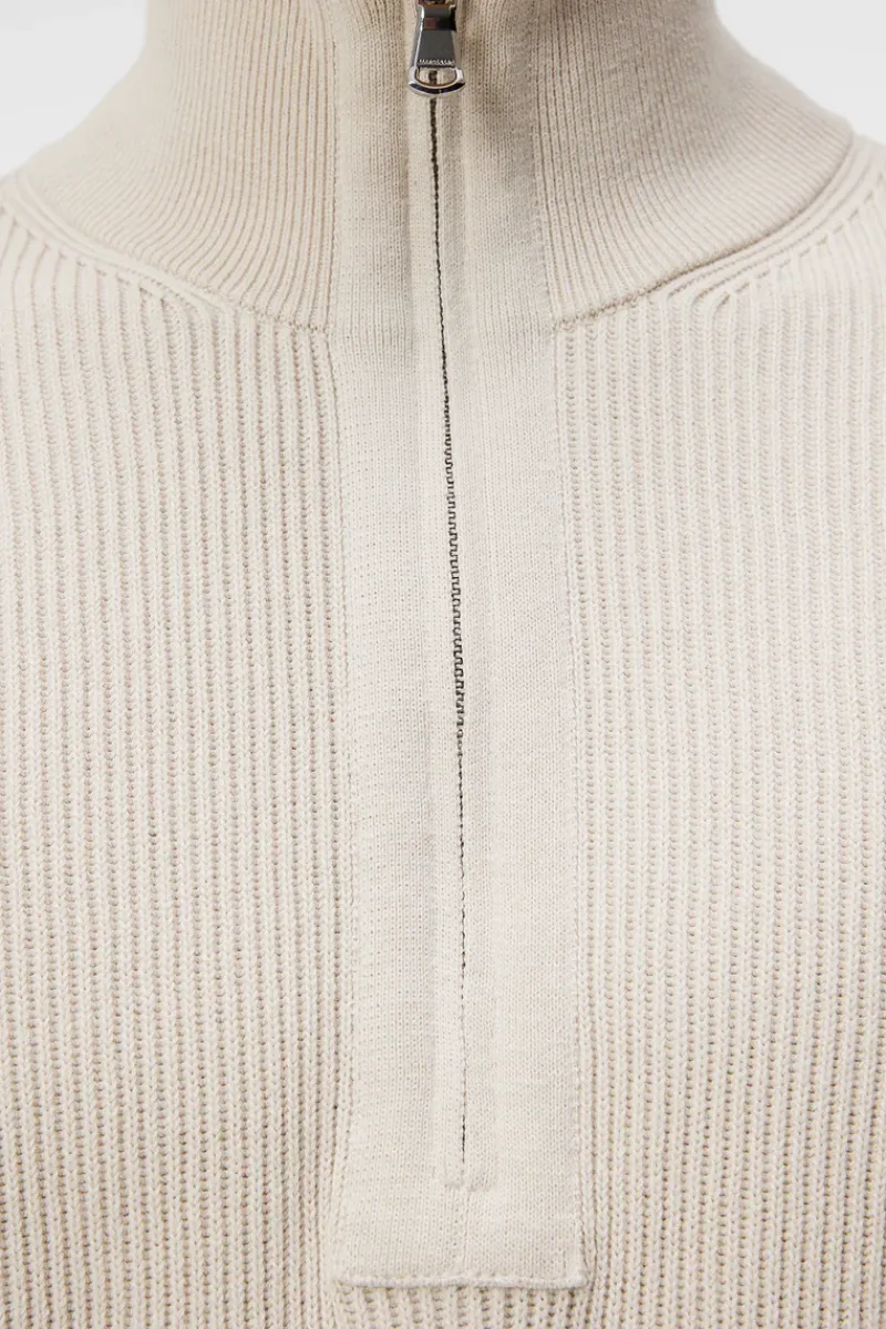 Alex Half Zip Knitted Sweater|J.Lindeberg Clearance