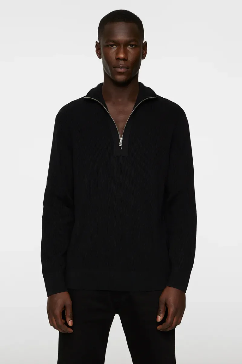 Alex Half Zip Knitted Sweater|J.Lindeberg Clearance