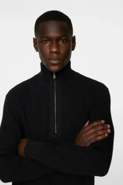 Alex Half Zip Knitted Sweater|J.Lindeberg Clearance