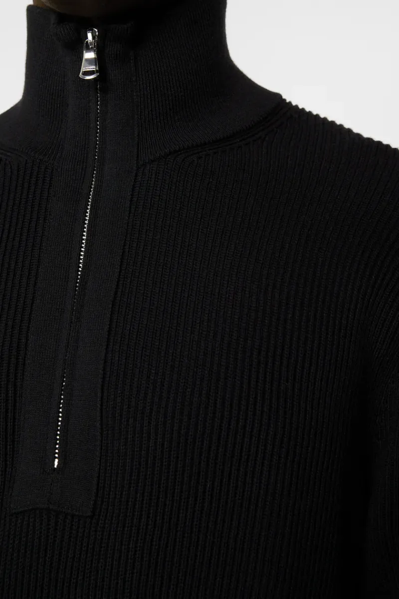 Alex Half Zip Knitted Sweater|J.Lindeberg Clearance