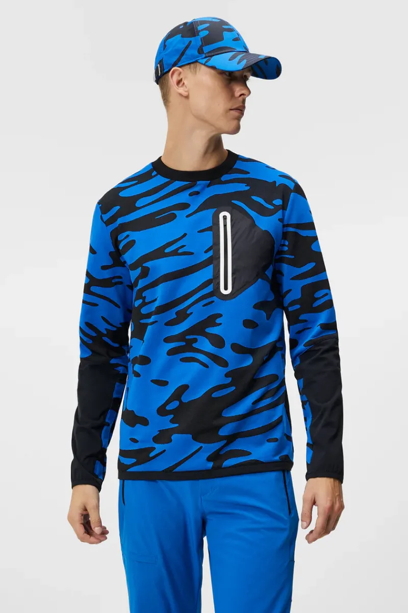 Alonso Jacquard Crew Neck|J.Lindeberg