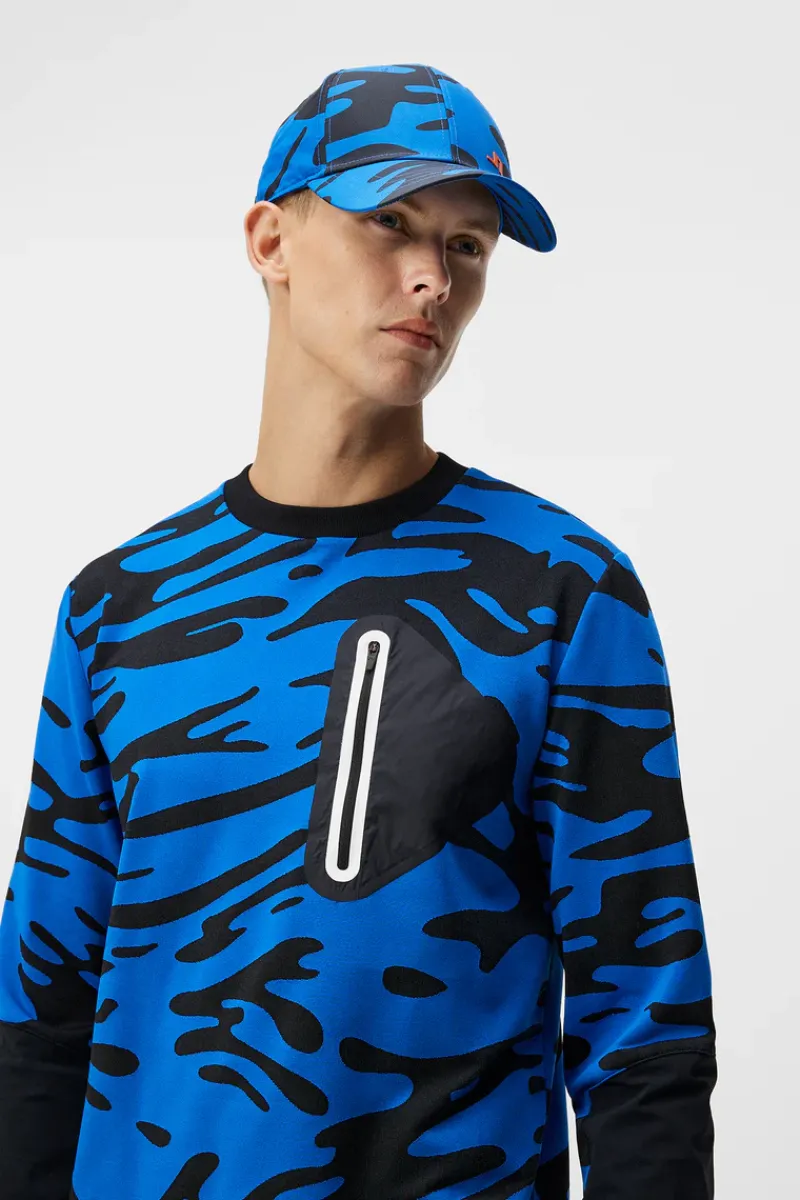 Alonso Jacquard Crew Neck|J.Lindeberg