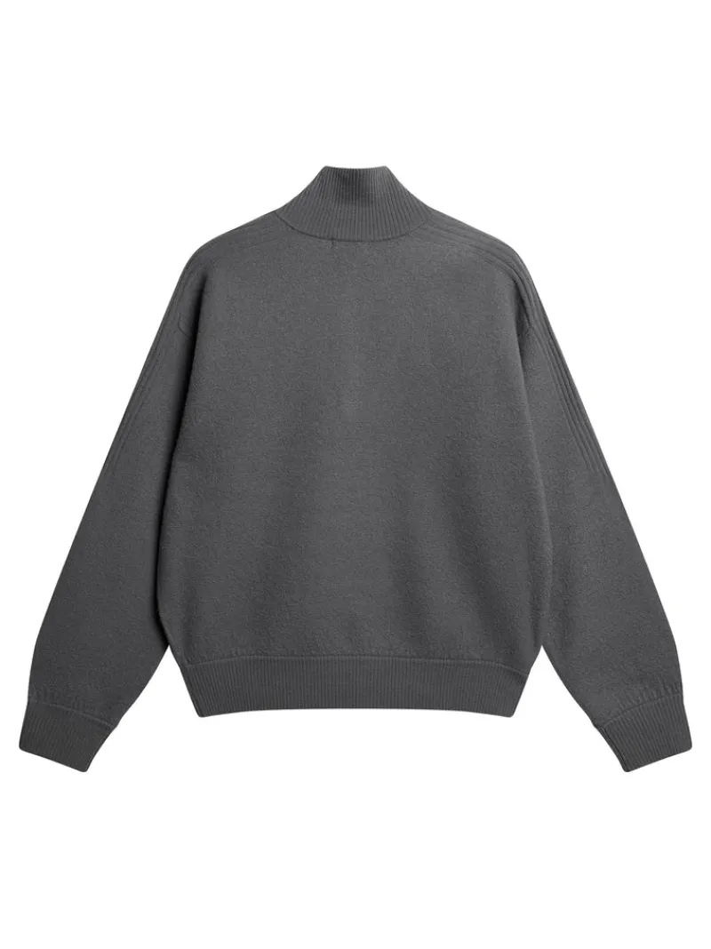 Bon Boiled Wool Quarter Zip|J.Lindeberg Sale