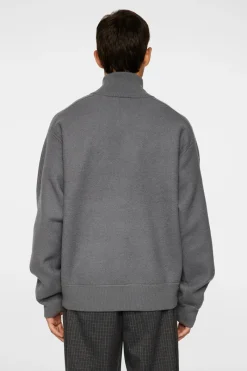 Bon Boiled Wool Quarter Zip|J.Lindeberg Sale