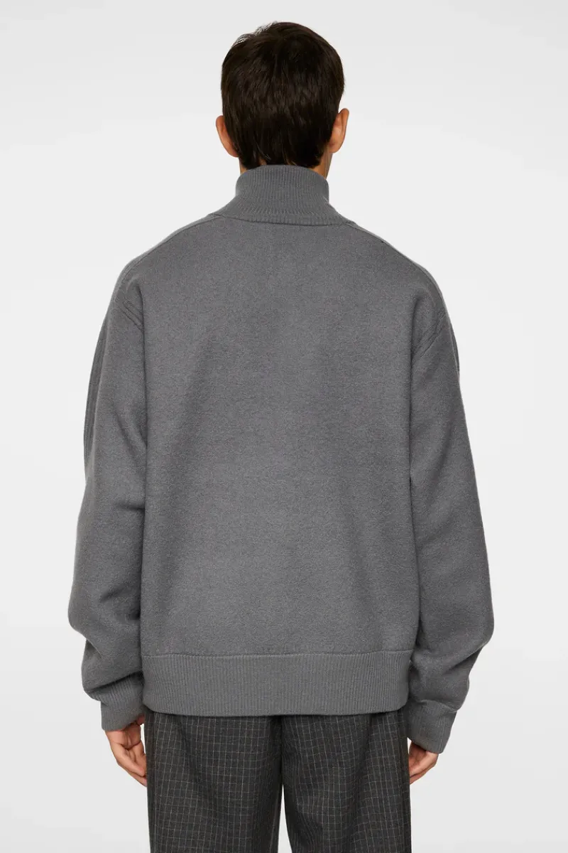 Bon Boiled Wool Quarter Zip|J.Lindeberg Sale