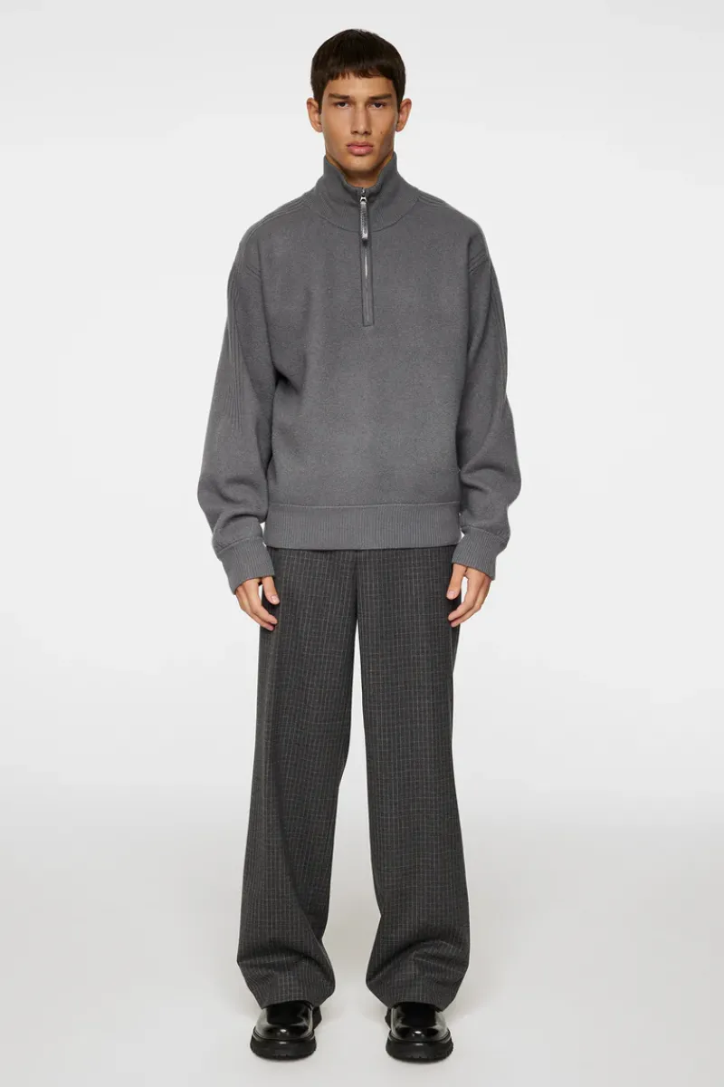 Bon Boiled Wool Quarter Zip|J.Lindeberg Sale