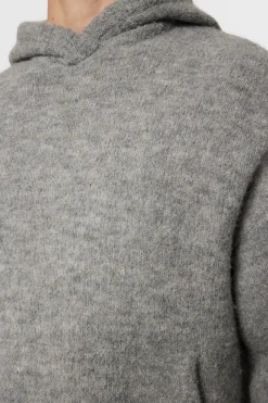 Broon Alpaca Blend Hoodie|J.Lindeberg Best