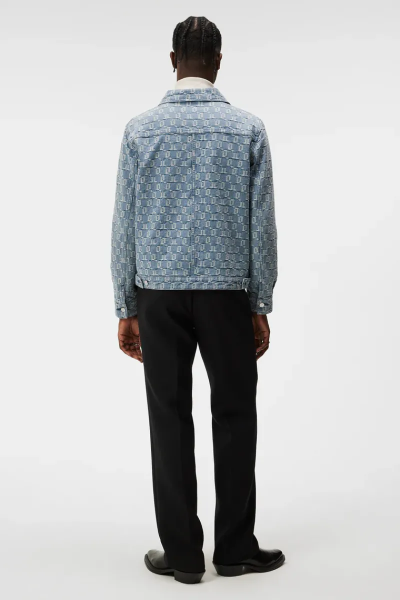 Cam Jacquard Denim Jacket|J.Lindeberg Hot