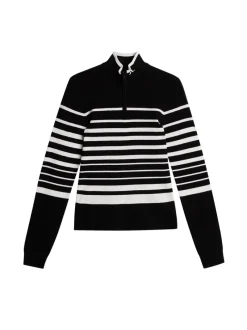 Cheryl Knitted Zip Sweater|J.Lindeberg