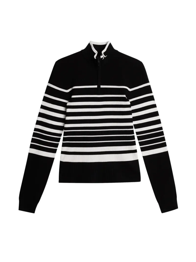 Cheryl Knitted Zip Sweater|J.Lindeberg