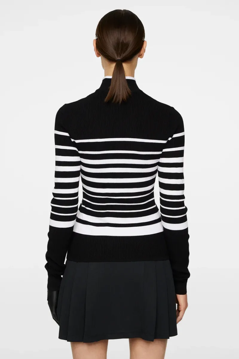 Cheryl Knitted Zip Sweater|J.Lindeberg