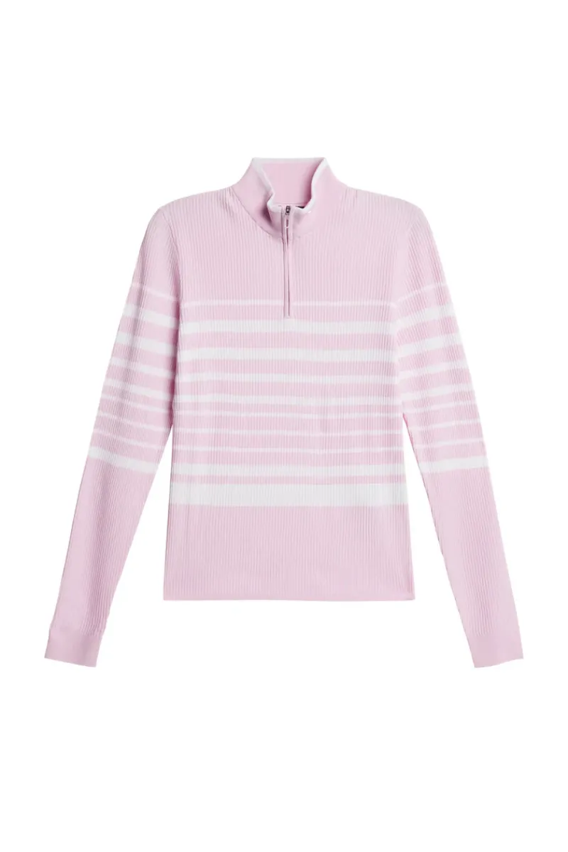 Cheryl Knitted Zip Sweater|J.Lindeberg New