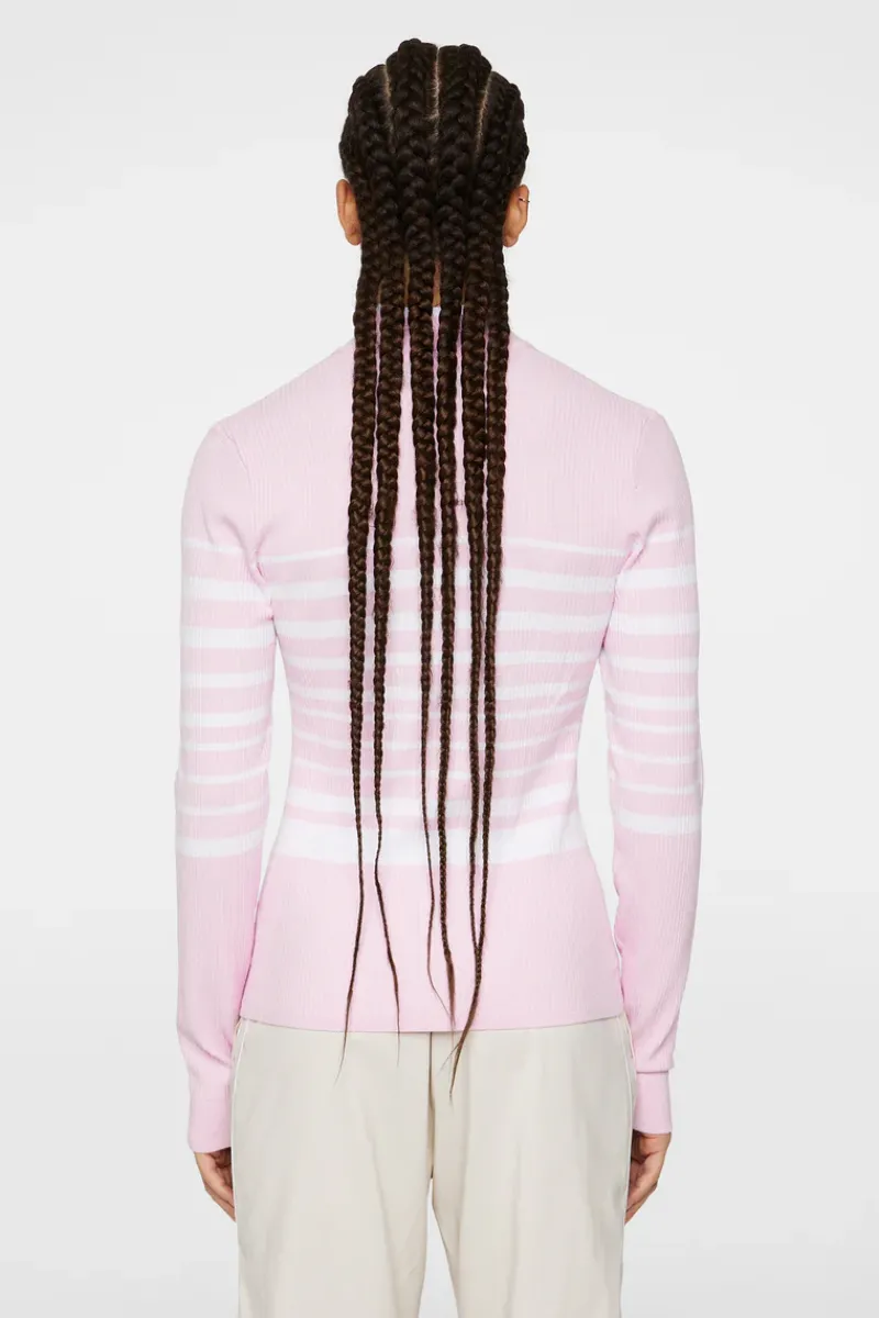 Cheryl Knitted Zip Sweater|J.Lindeberg New