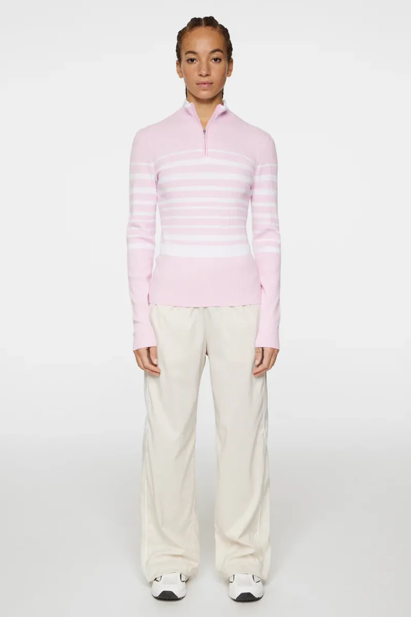 Cheryl Knitted Zip Sweater|J.Lindeberg New