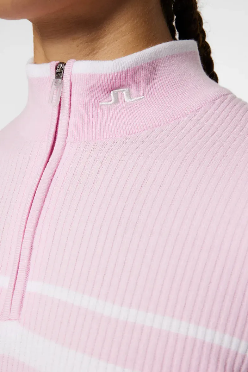 Cheryl Knitted Zip Sweater|J.Lindeberg New