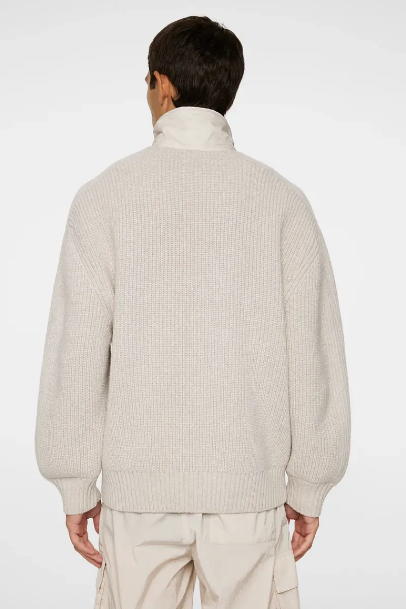 Cole Hybrid Knit Quarter Zip|J.Lindeberg Online