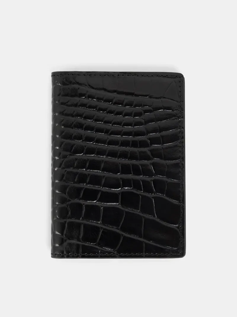 Croc Folded Card Holder|J.Lindeberg Sale
