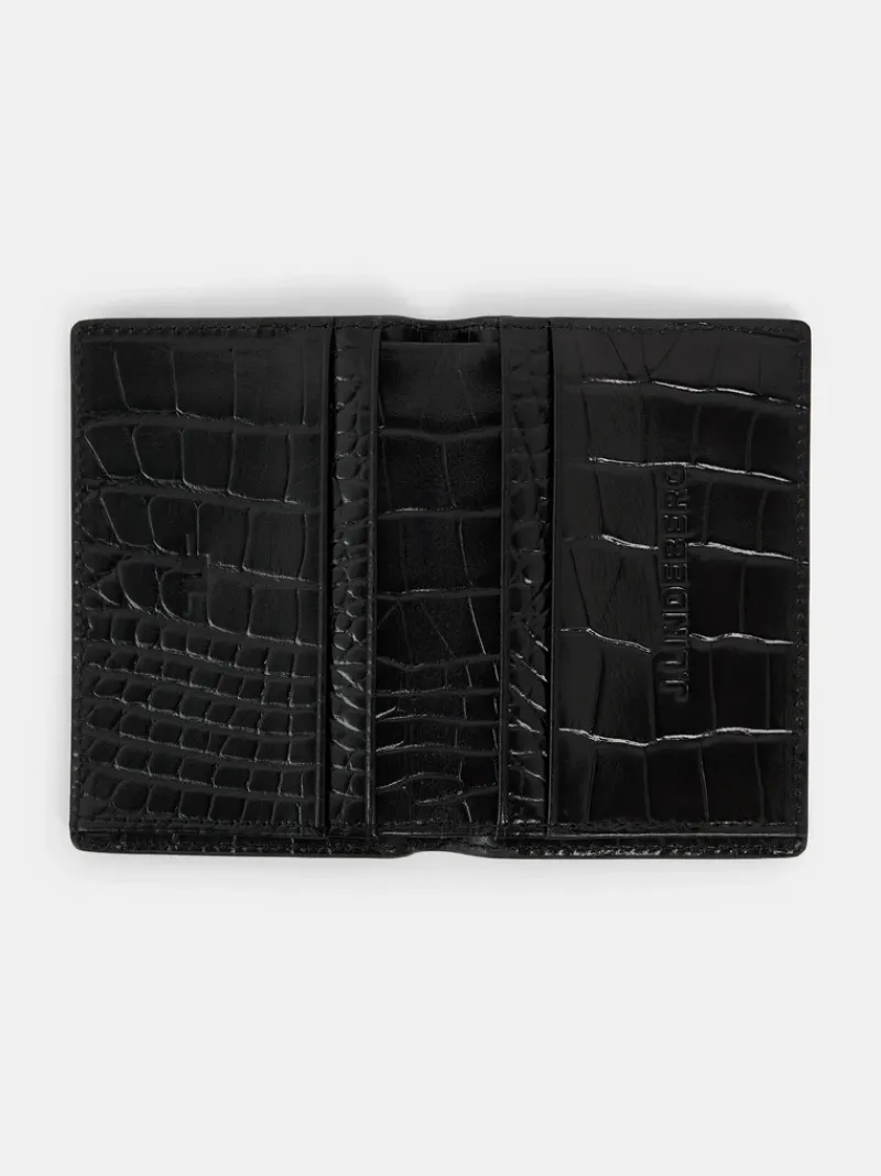 Croc Folded Card Holder|J.Lindeberg Sale