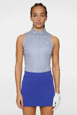 Dena Print Sleeveless Top|J.Lindeberg Sale