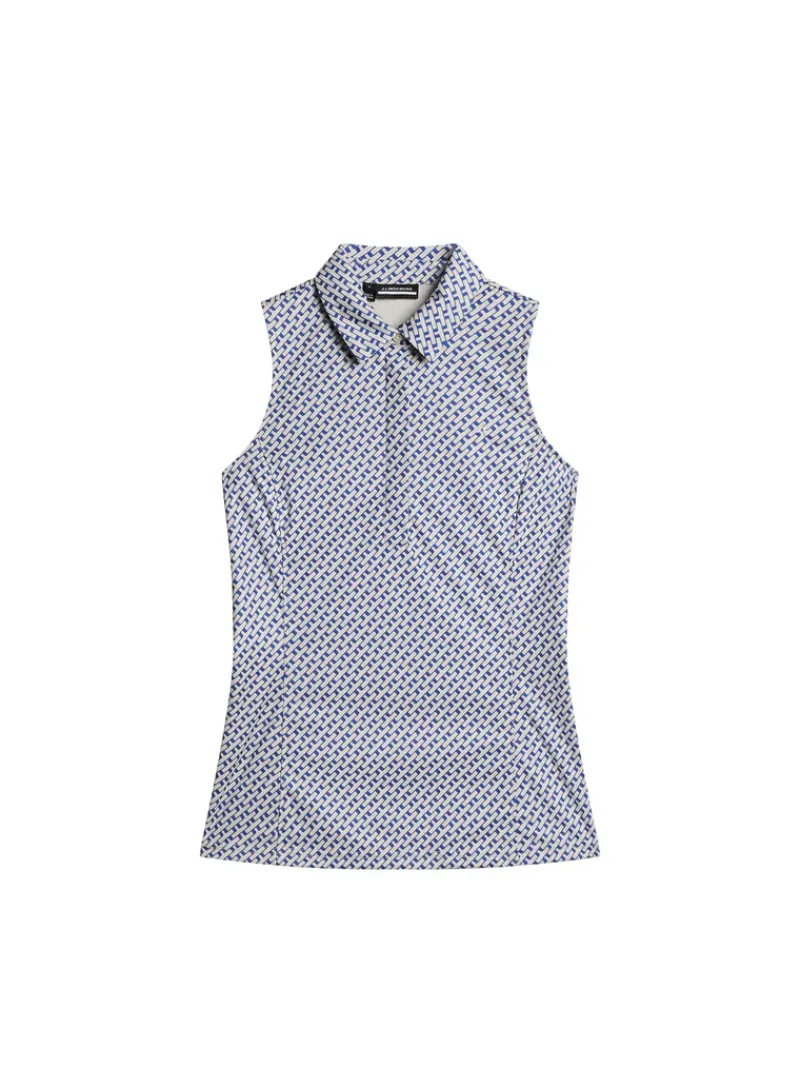 Dena Print Sleeveless Top|J.Lindeberg Sale