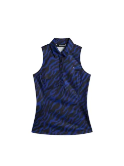 Dena Print Sleeveless Top|J.Lindeberg Discount