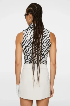 Dena Print Sleeveless Top|J.Lindeberg Clearance