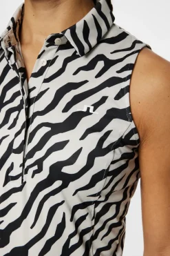 Dena Print Sleeveless Top|J.Lindeberg Clearance