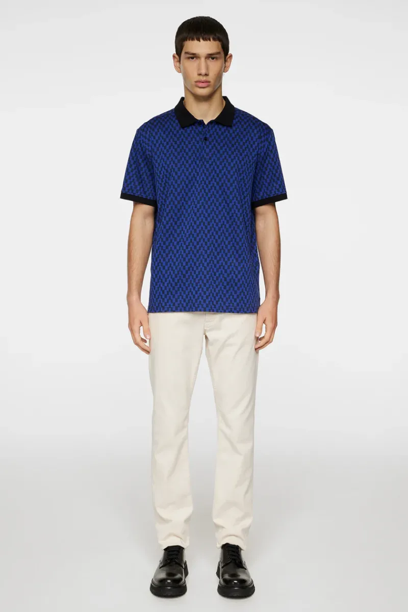 Devon Jacquard Polo|J.Lindeberg Hot
