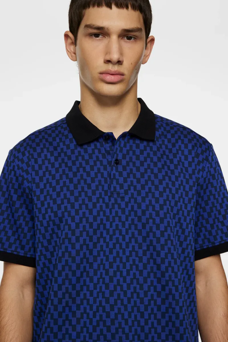 Devon Jacquard Polo|J.Lindeberg Hot