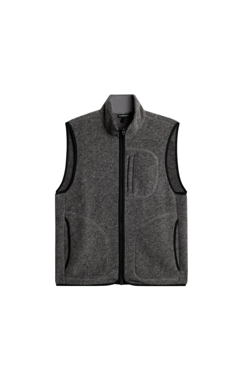 Duncan Wool Fleece Vest|J.Lindeberg Online