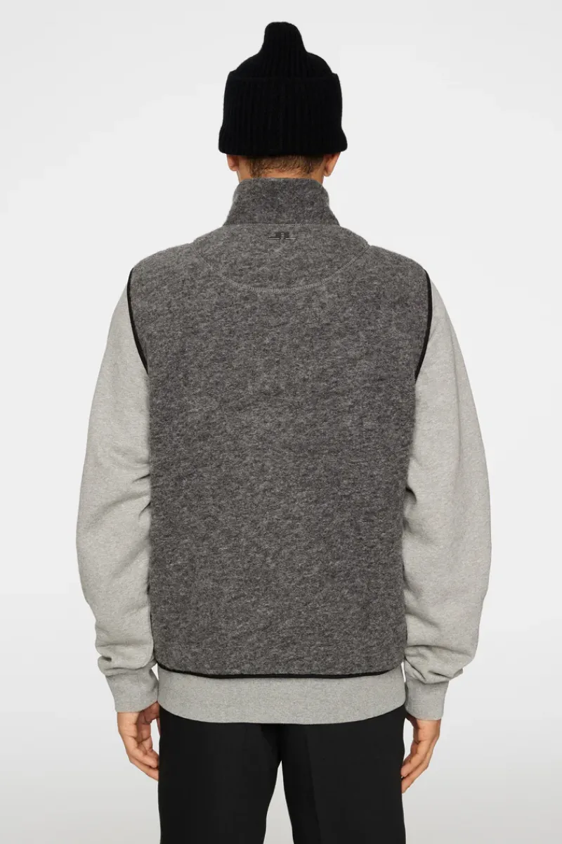 Duncan Wool Fleece Vest|J.Lindeberg Online