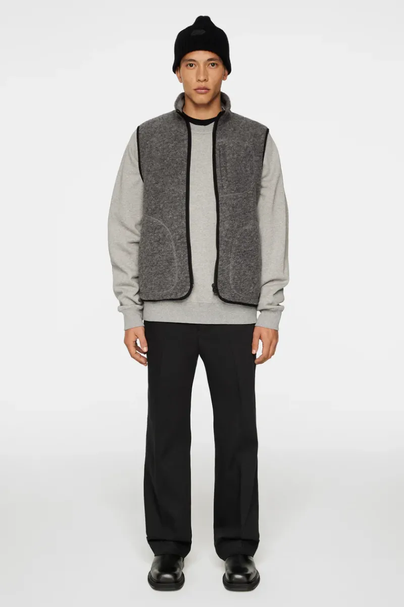 Duncan Wool Fleece Vest|J.Lindeberg Online