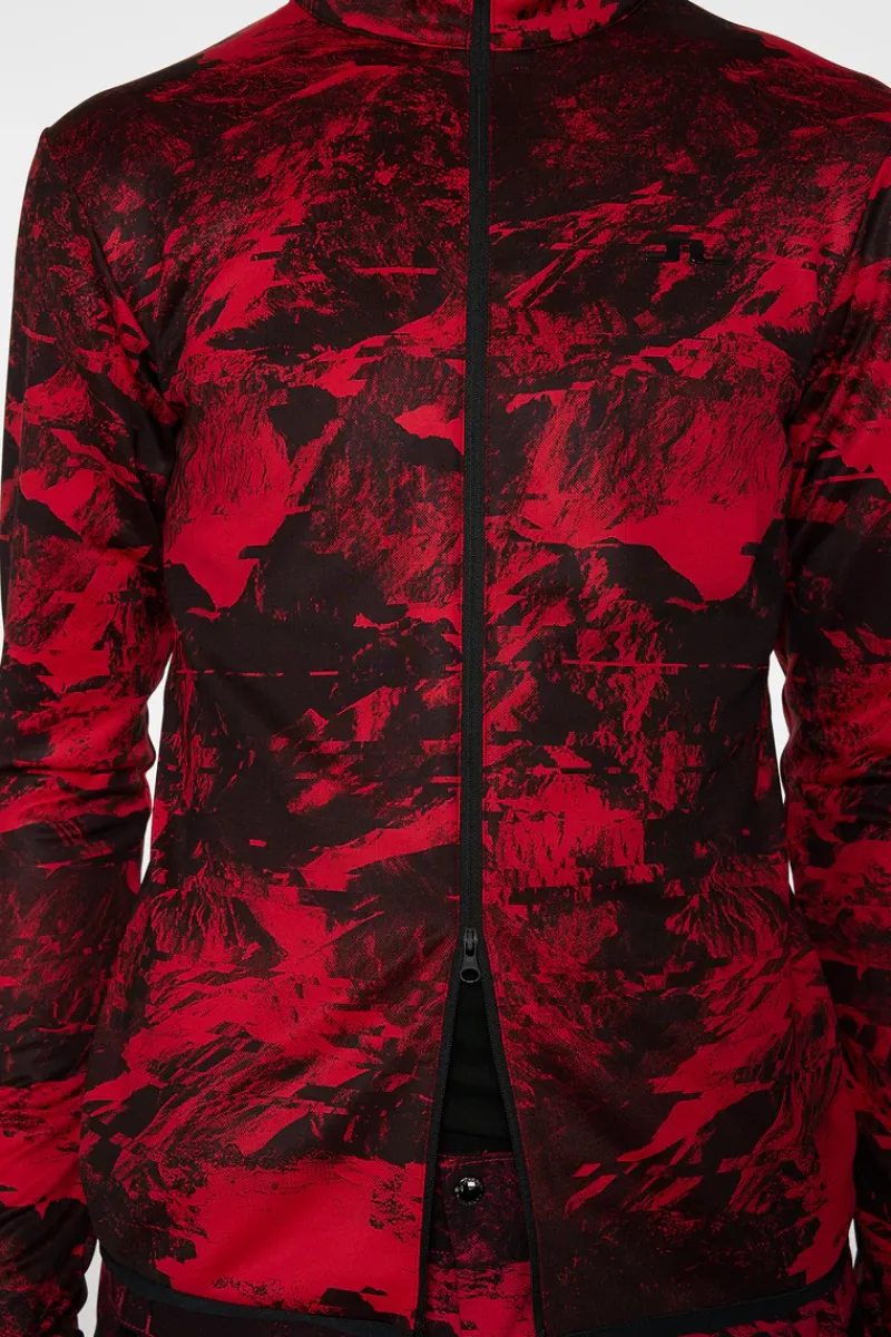 Eddie Print Mid Layer|J.Lindeberg