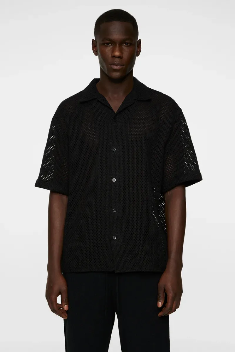 Ellis Crochet Shirt|J.Lindeberg