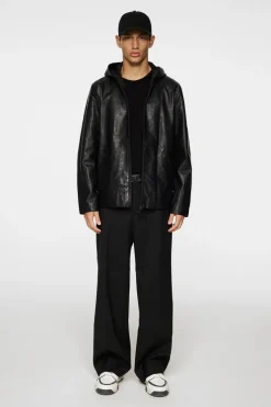 Hadley Leather Hoody Jacket|J.Lindeberg Online
