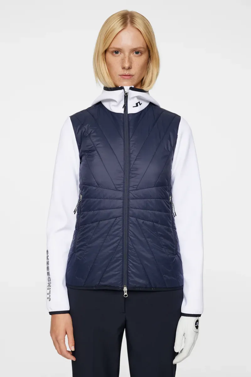 Holma Quilt Hybrid Hood|J.Lindeberg Hot