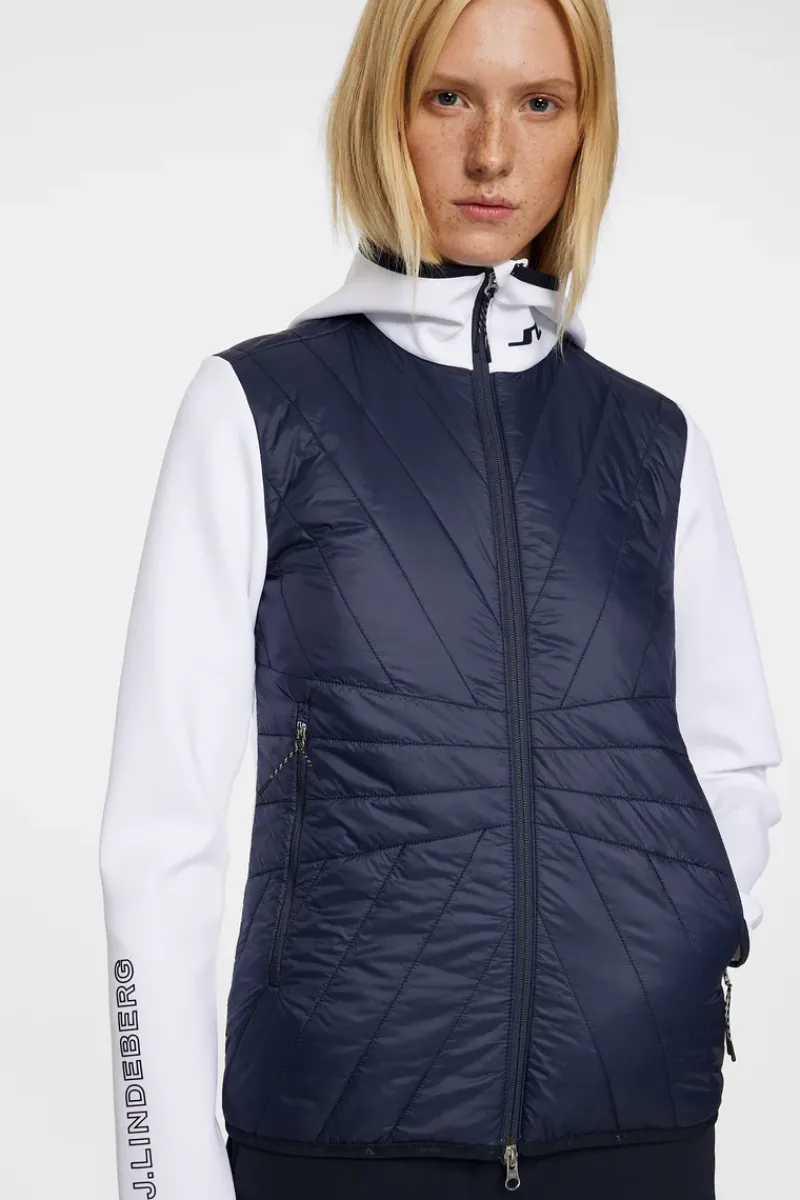 Holma Quilt Hybrid Hood|J.Lindeberg Hot