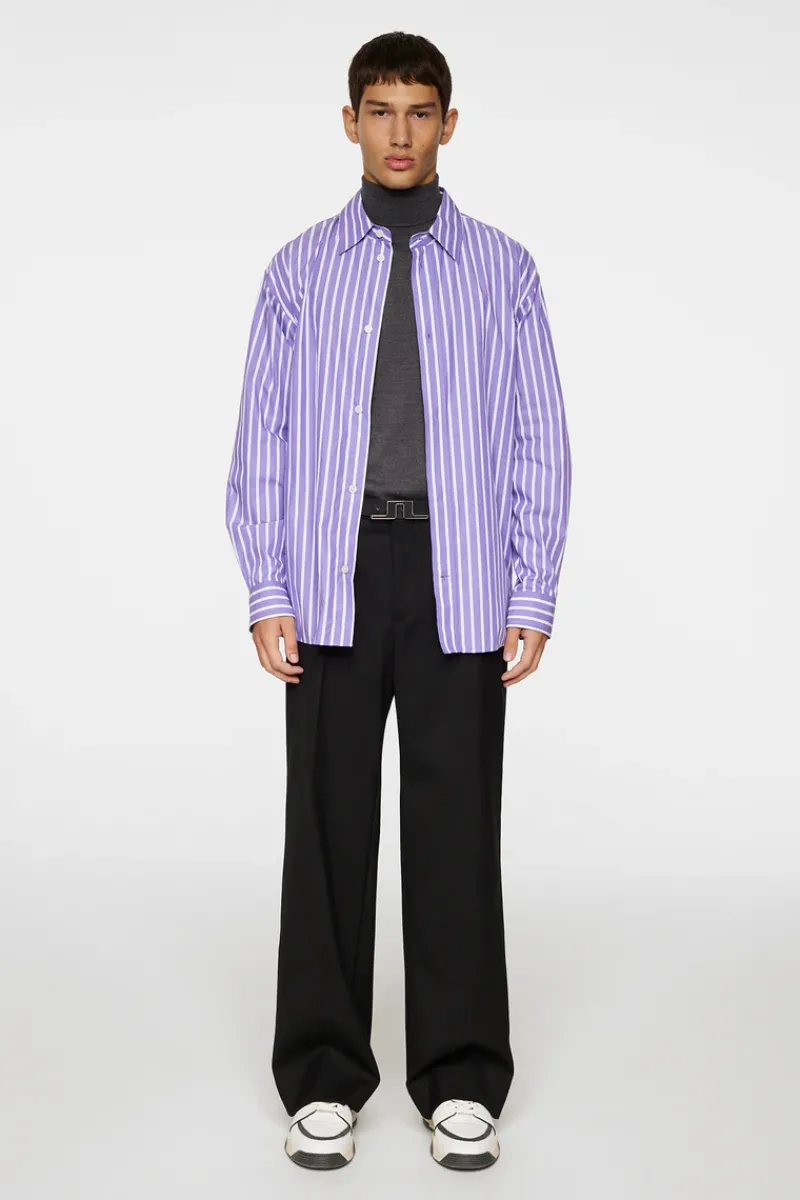 Howard Bold YD Stripe Shirt|J.Lindeberg Online