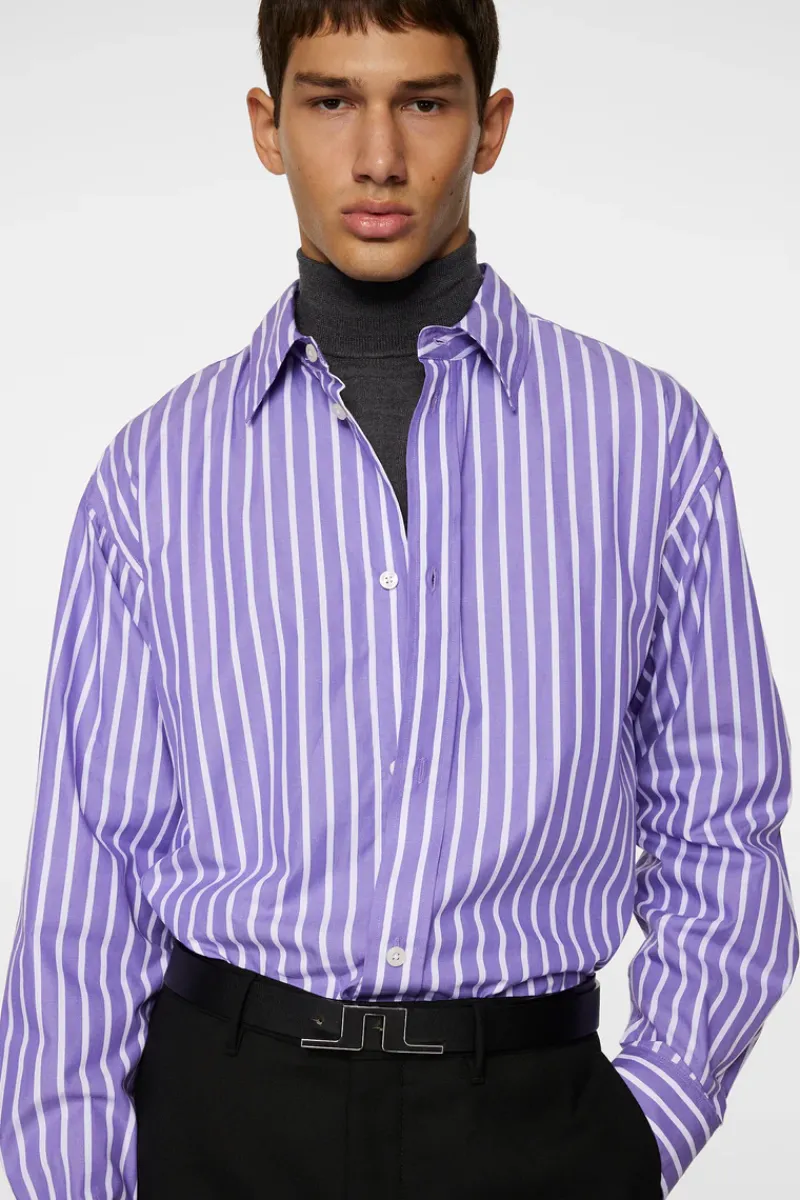 Howard Bold YD Stripe Shirt|J.Lindeberg Online