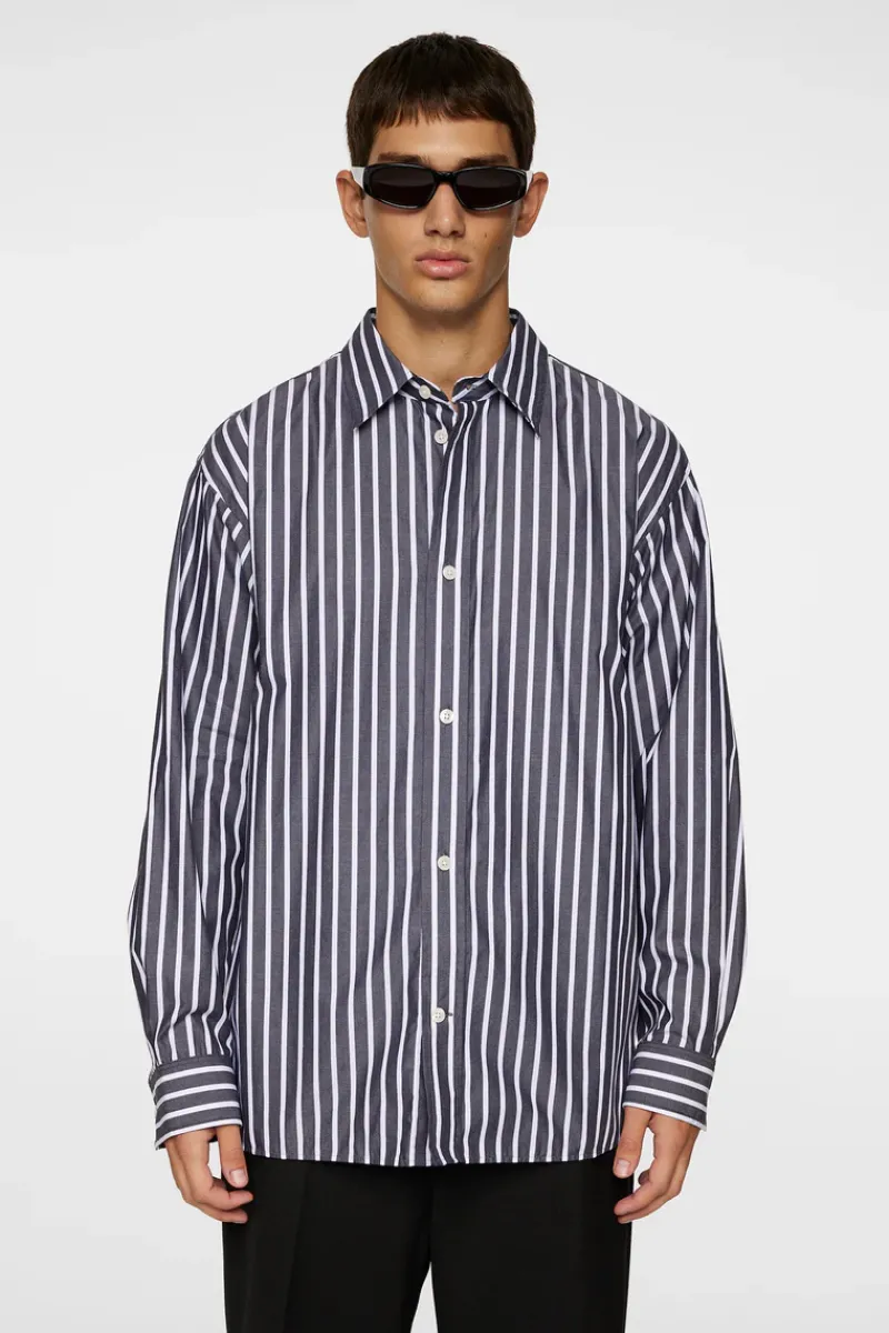 Howard Bold YD Stripe Shirt|J.Lindeberg Outlet