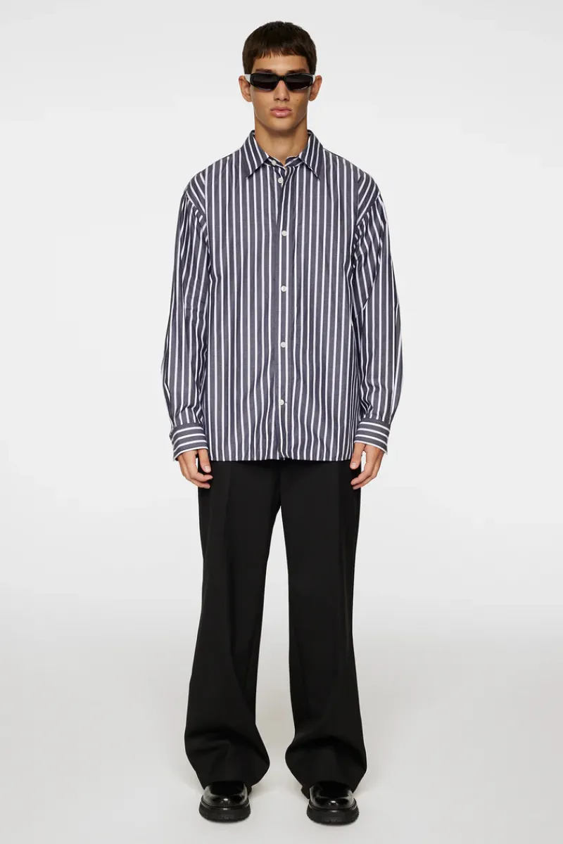 Howard Bold YD Stripe Shirt|J.Lindeberg Outlet